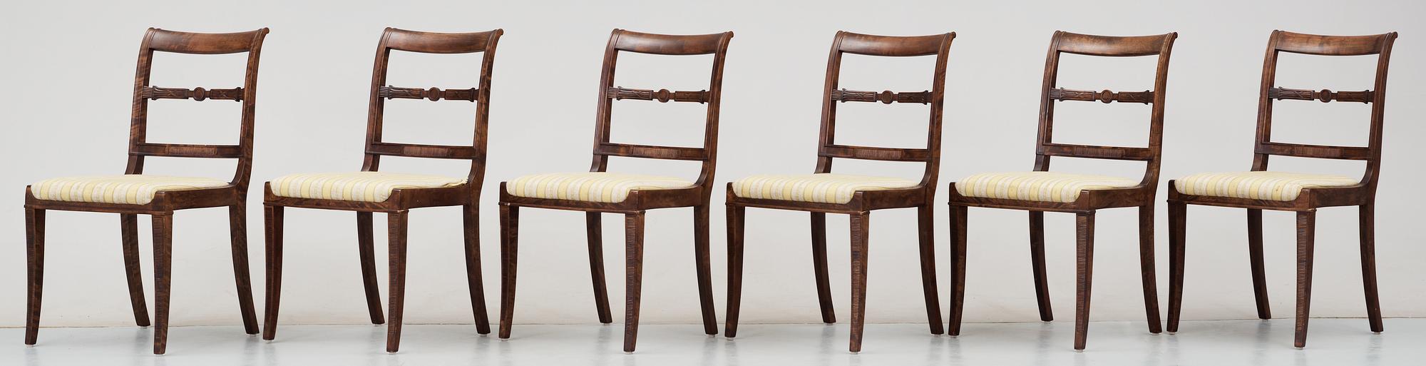 A Swedish grace dinner suite, possibly by Carl Malmsten, Bodafors, 1920-30's.