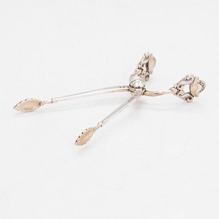 Johan Rodhe, bestickuppsättning, 48 delar, sterlingsilver, "Dronning/Acanthus", Georg Jensen, Danmark, efter 1945.