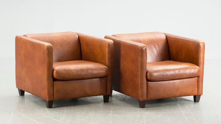 FÅTÖLJER, ett par, 1900-talets slut.