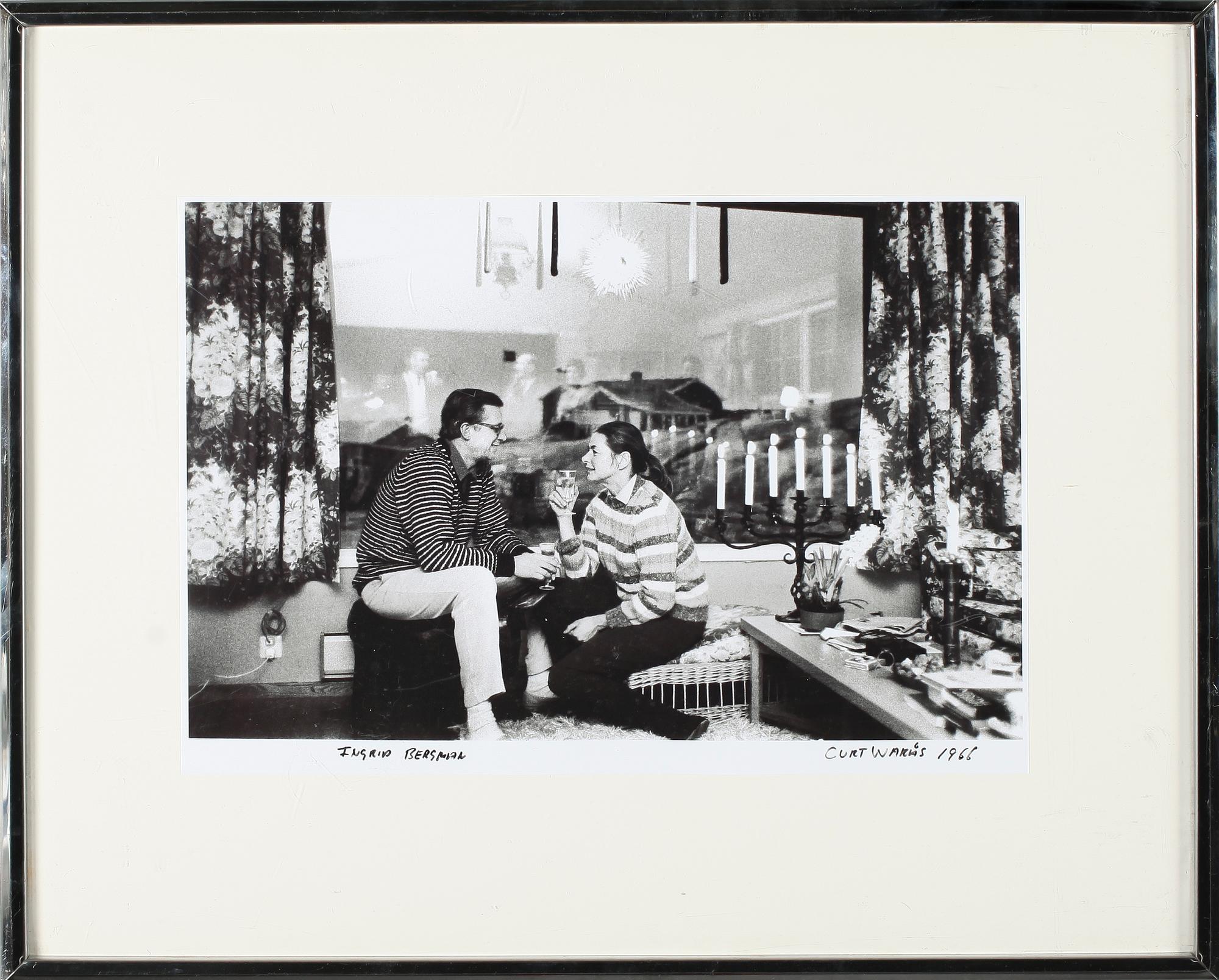 CURT WARÅS, fotografi, signerad och daterad 1966.