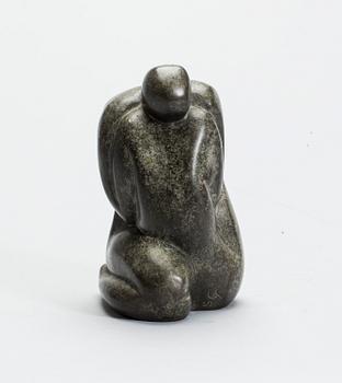OKÄND KONSTNÄR, skulptur, brons, monogramsignerad CT och numrerad 3/3.