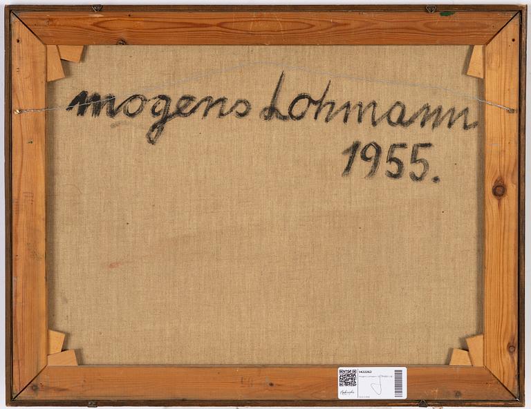 Mogens Lohmann, oil on canvas, signed and dated 1955 verso.