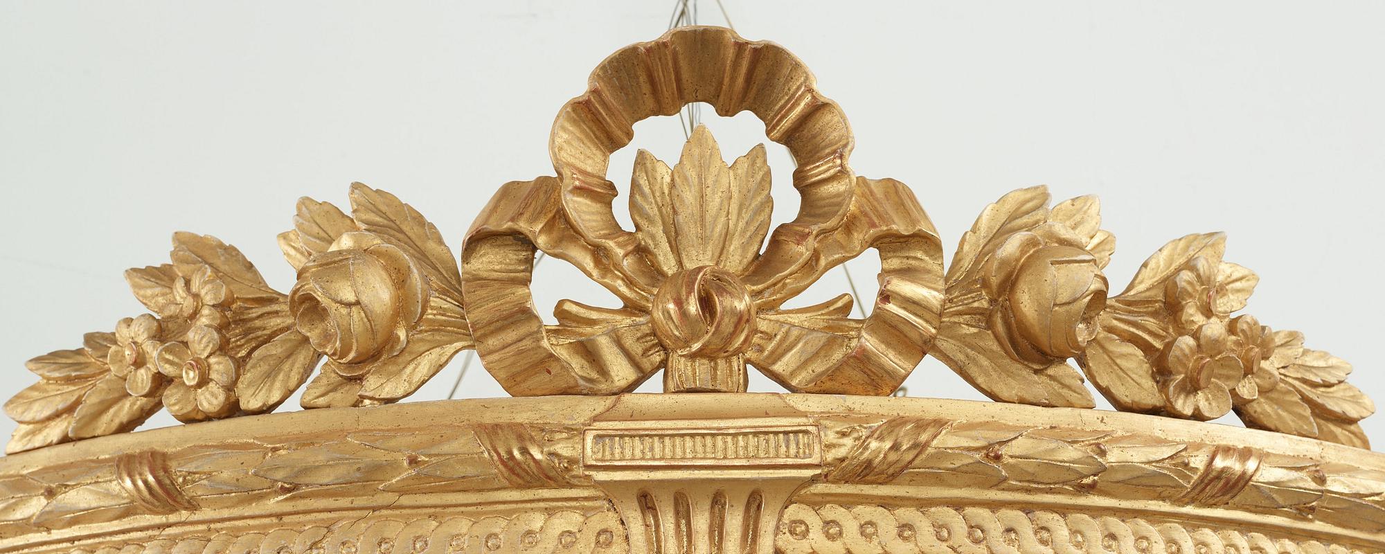 A Gustavian late 18th century bed and canopy.