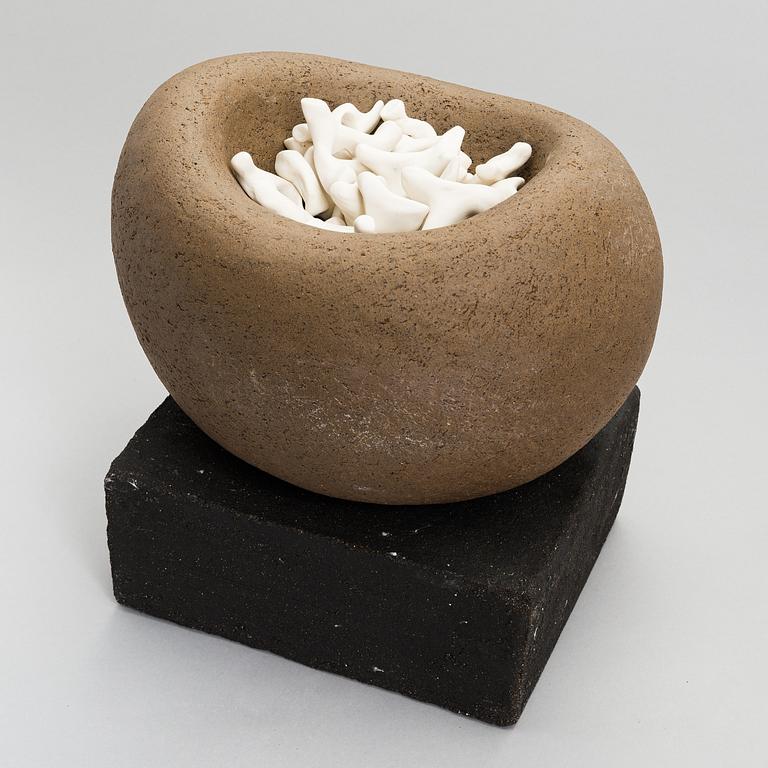 Anna Hackman, an 'Earthly' sculpture signed AH -08.