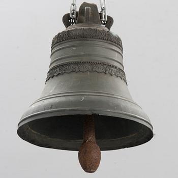 A 19th century bronze church bell.
