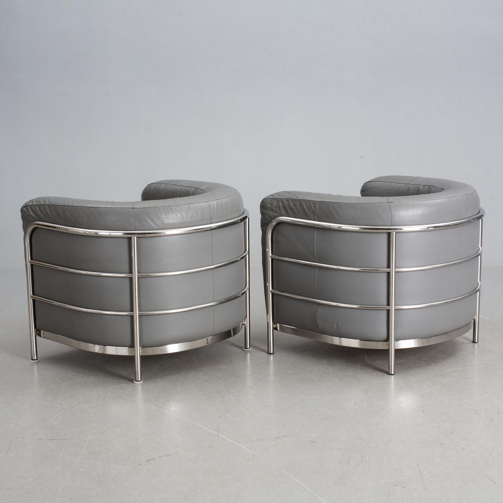 FÅTÖLJER, ett par, "Onda", Zanotta, 1900-talets senare del.