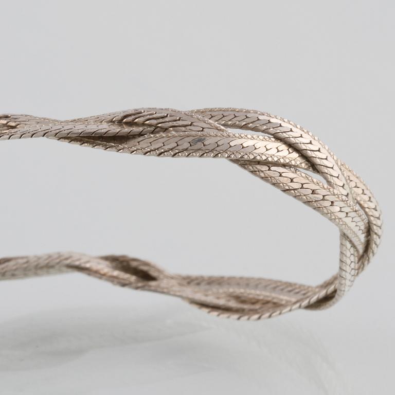 ARMLÄNK, sterlingsilver, Iduna, Varberg. Vikt 5,8 gram.