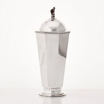 Atelier Borgila, a silver lidded goblet, Stockholm 1932.