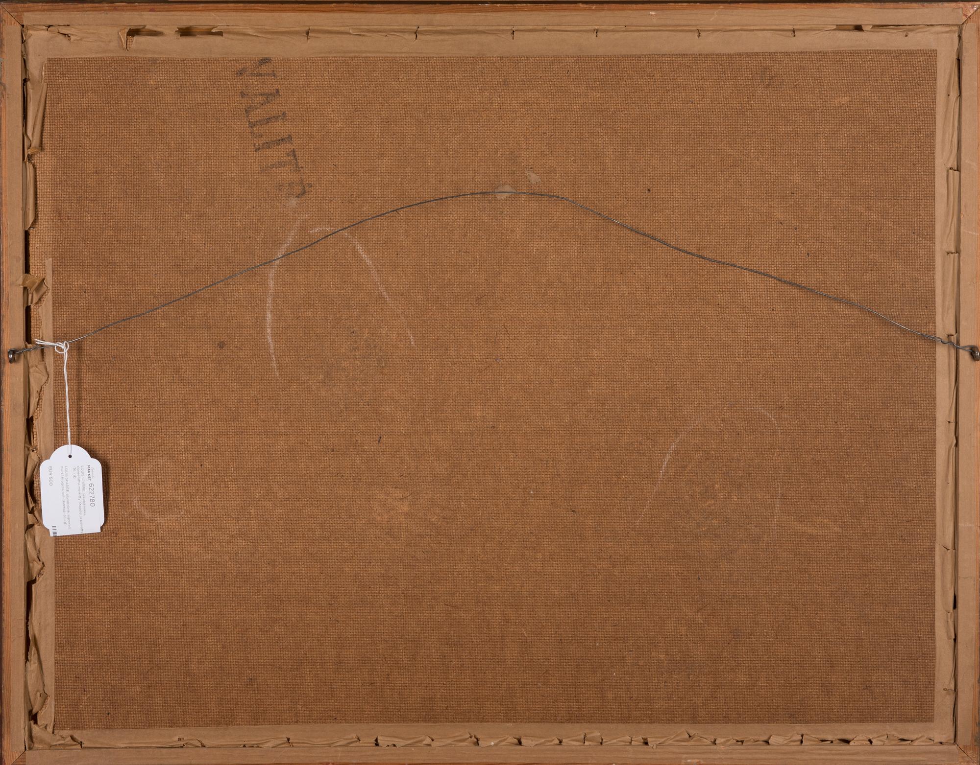 LOUIS SPARRE, blandteknik, signerad, märkt Kragerö, och daterad -36.