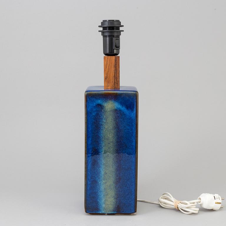 SÖHOLM STENTÖJ, bordslampa av stengods, Bornholm, Danmark 1970-tal.