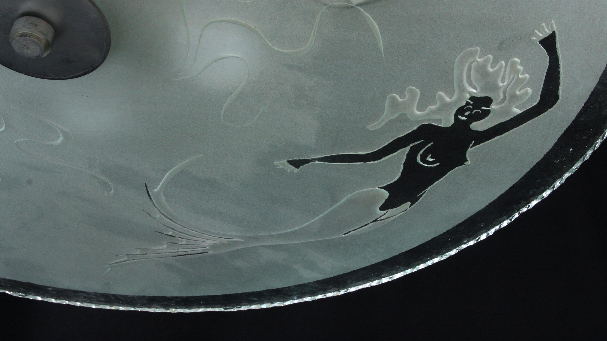 TAKPLAFOND, Leo Holmgrens art, 1940-tal, h ca 30.