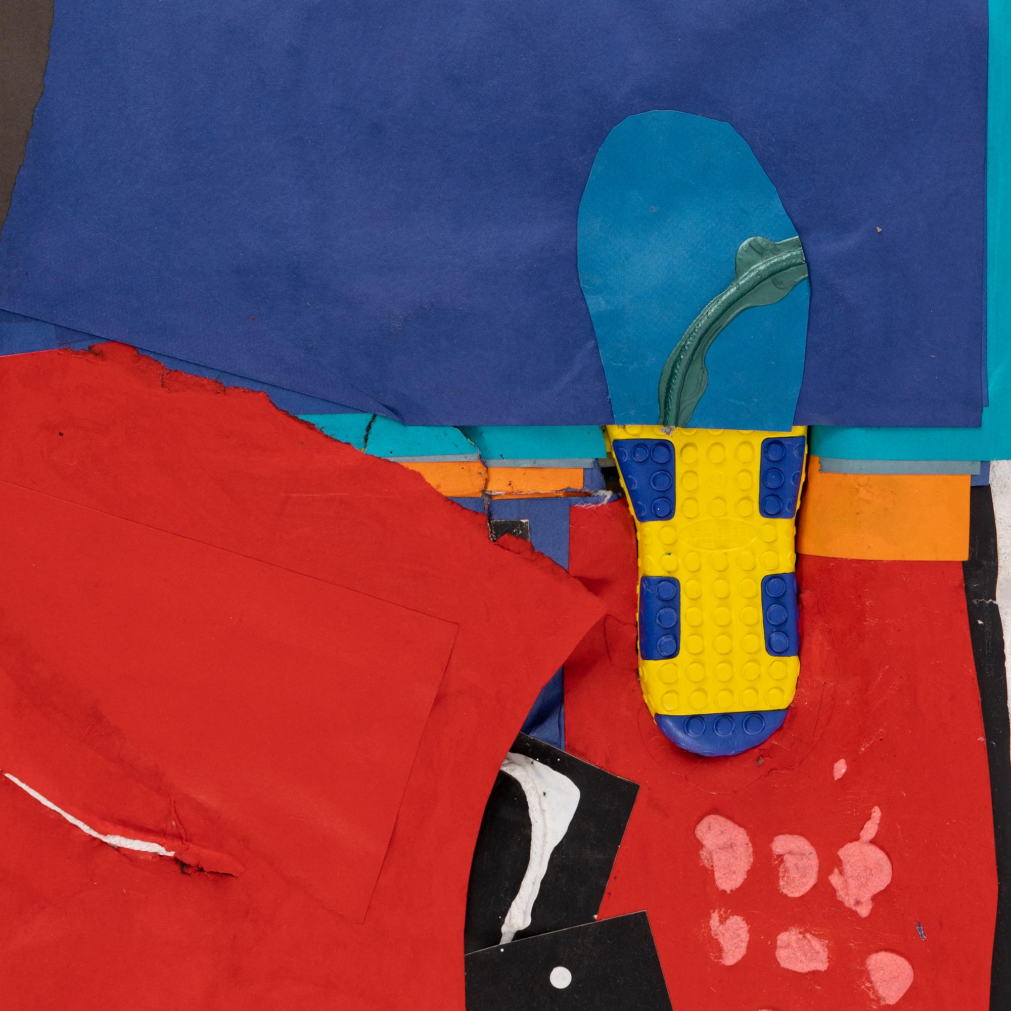 Brian Belott, blandteknik på duk, lampa, signerad och daterad 2016 a tergo.