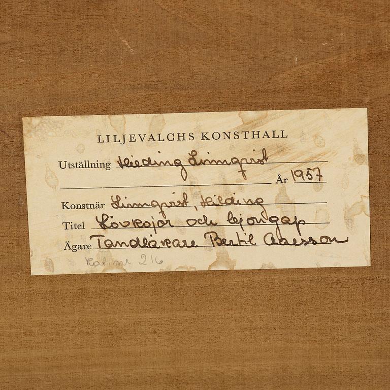 Hilding Linnqvist, Lövkojor och lejongap.