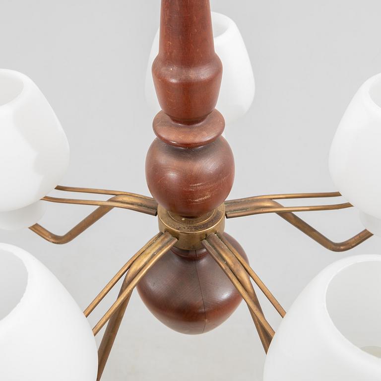 Hans Bergström, tillskriven, taklampa, Swedish Modern, ASEA, 1950-tal.