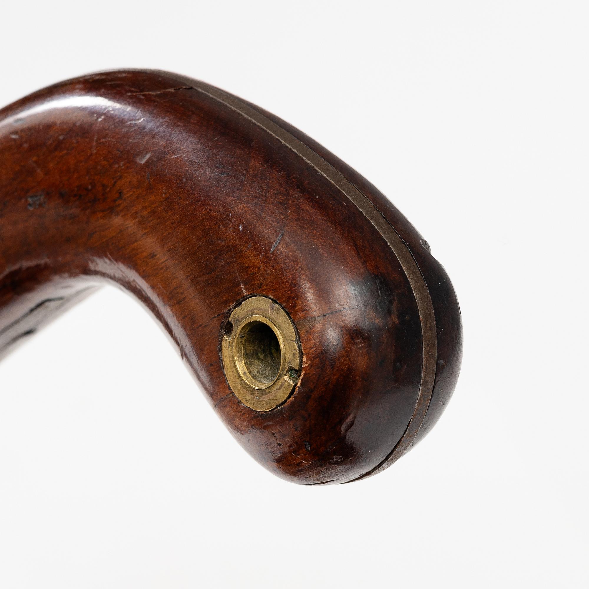Combination weapon, Prison guard cutlass m/1865, with sheath.