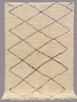 A moroccan rug, 260 x 176 cm.