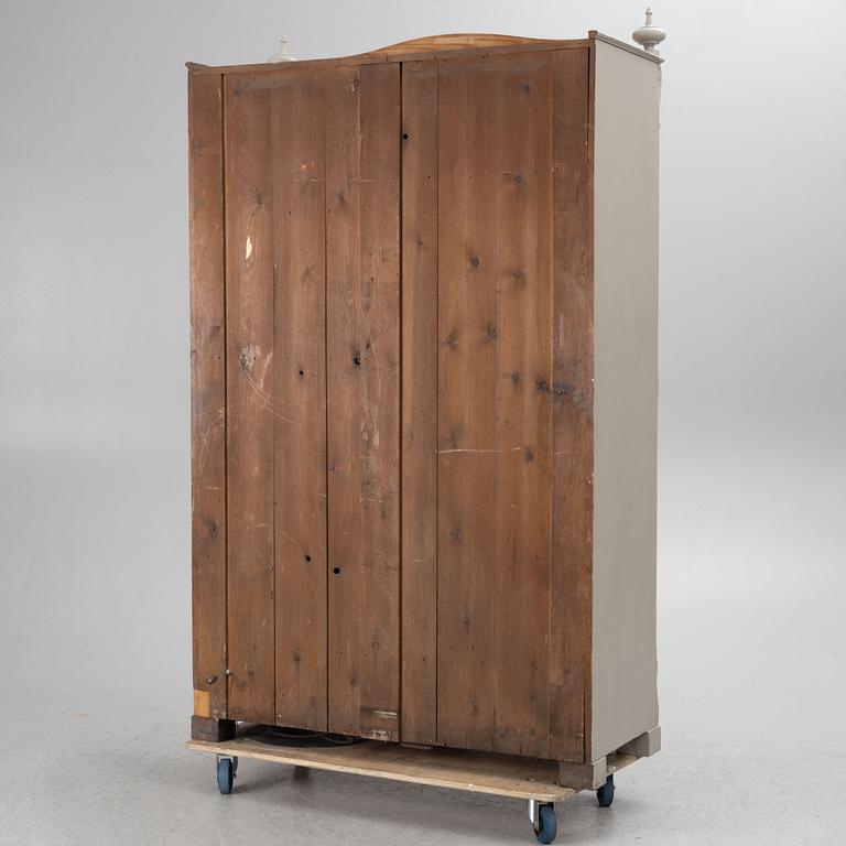 Wardrobe, late 19th century.