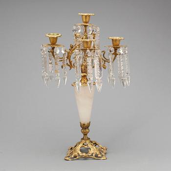 KANDELABER, oscariansk, 1800-talets slut.