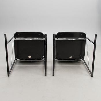A pair of A-500 chairs for Avarte. Design year 1985.