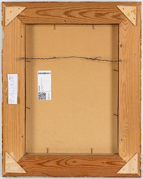 ALY BEN SALEM, gouache, signerad.