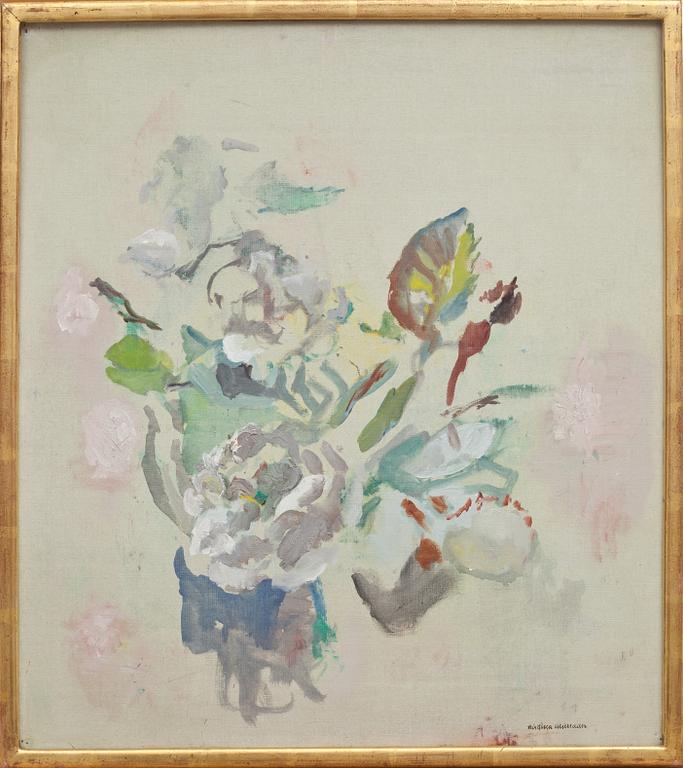 BIRGITTA LILJEBLADH, olja på pannå, signerad.