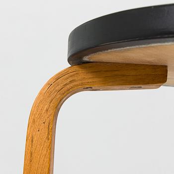 Alvar Aalto, a 1930s '60' stool for OY Huonekalu- ja Rakennustyötehdas A.B. Finland.