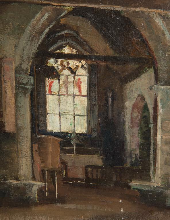 Amelie Lundahl, Interior from Chapel Saint Fiacre.