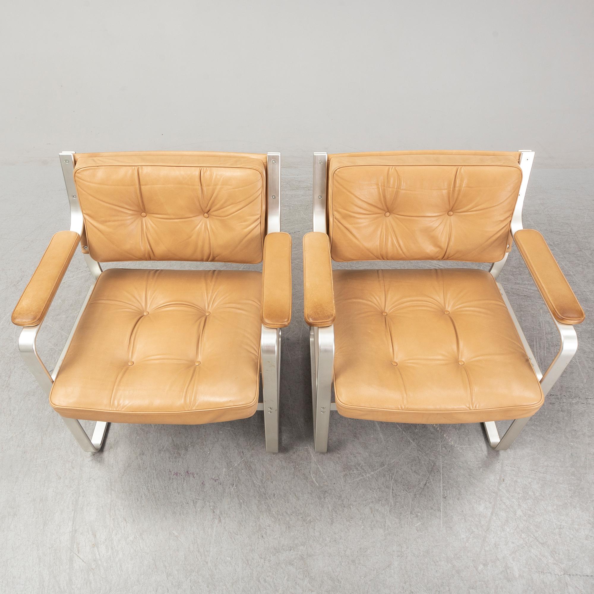 KARL ERIK EKSELIUS, fåtöljer, ett par, "Mondo", JOC.