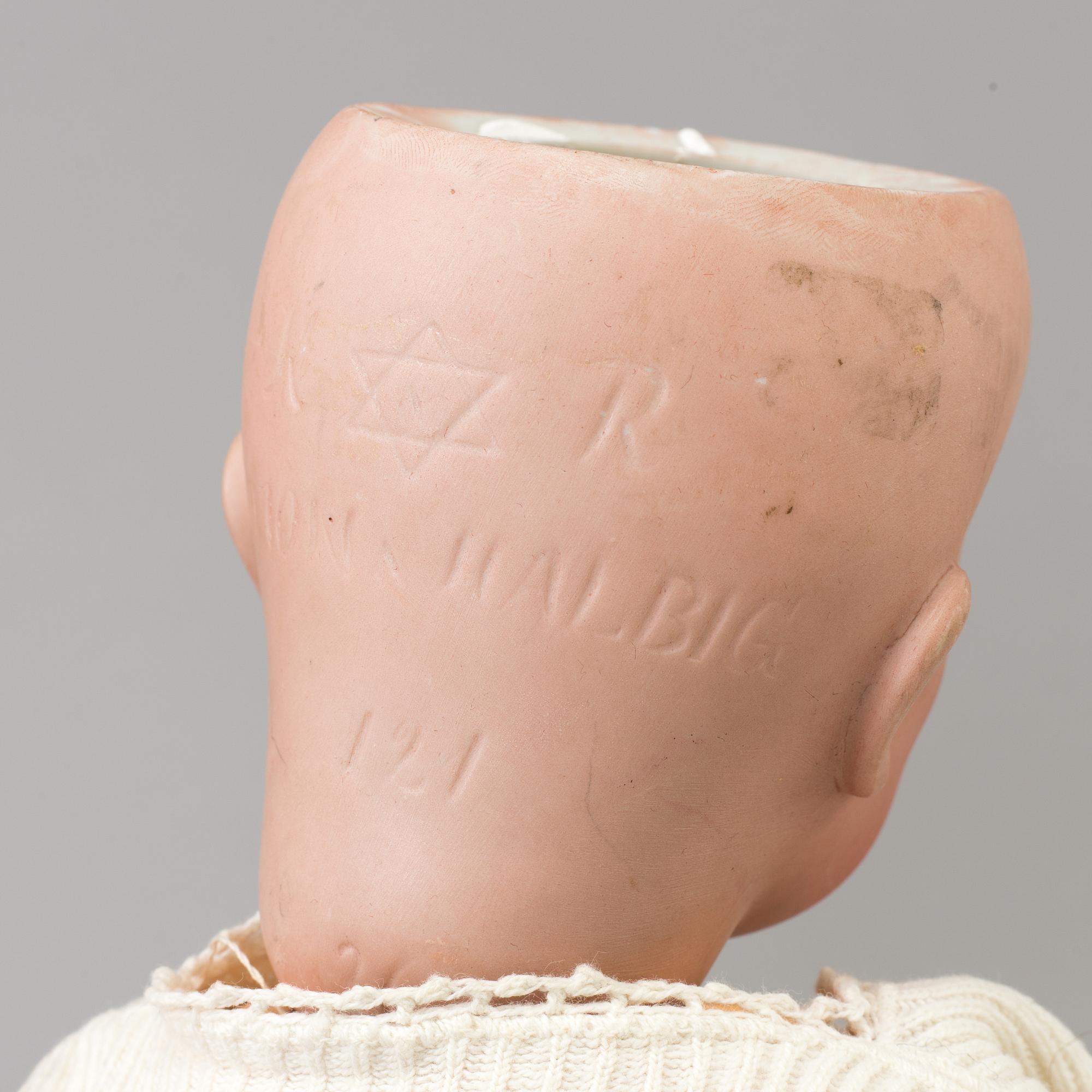 BISKVIDOCKOR, 2 st, Franz Schmidt & Co & Simon & Halbig, Tyskland, 1900-talets början.