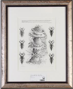 PEHRSON, KARL-AXEL. Litografier, 3st. Sign, numr o dat.