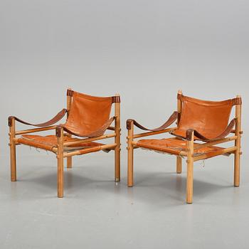 FÅTÖLJER, ett par, "Sirocco", Arne Norell, 1900-talets andra hälft.