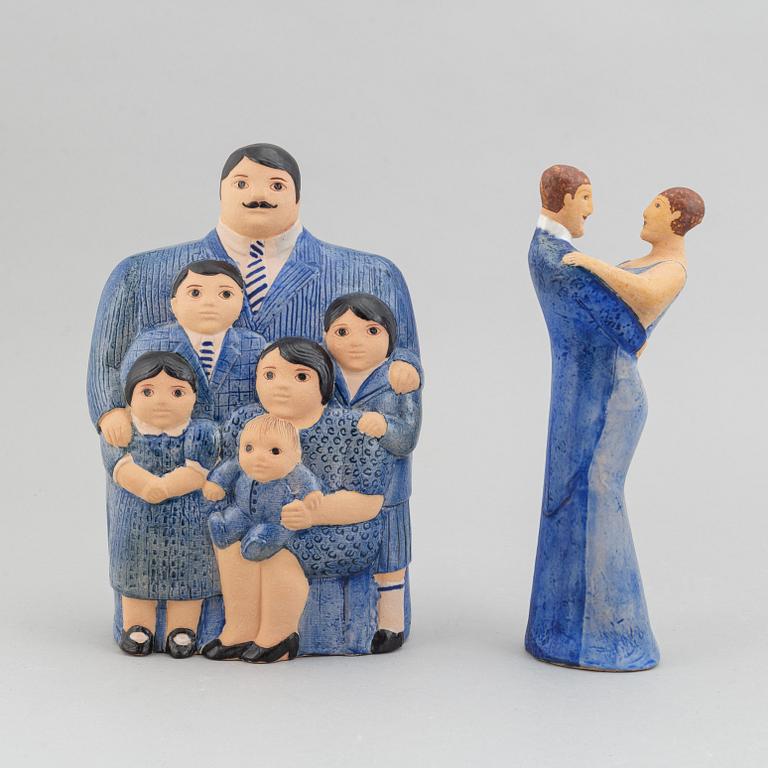 Lisa Larson, four stoneware figurines, for K-Studion, Gustavsberg.