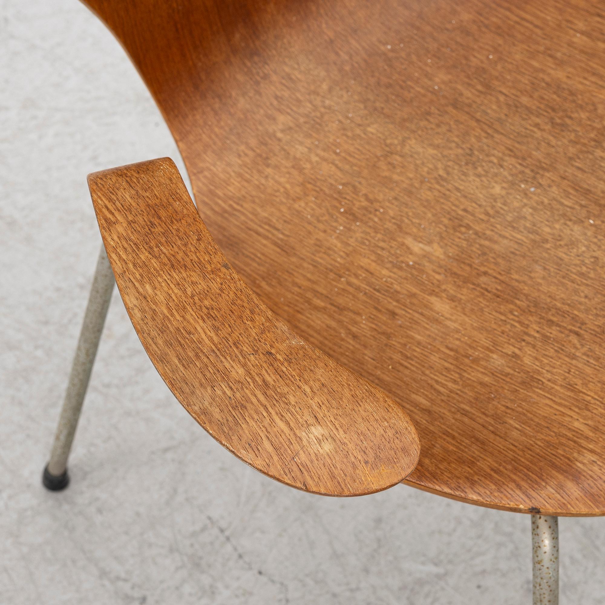 Arne Jacobsen, A set of three 'Series 7' armchairs, Fritz Hansen, Denmark, 1950's/60's.