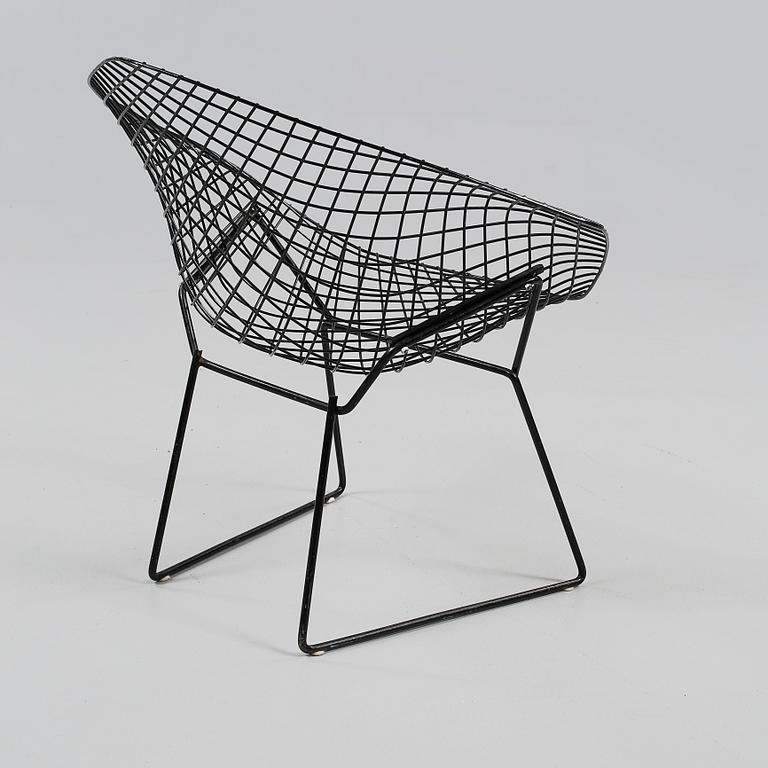 FÅTÖLJ, "Diamond chair", Harry Bertoia, 1900-talets tredje kvartal.