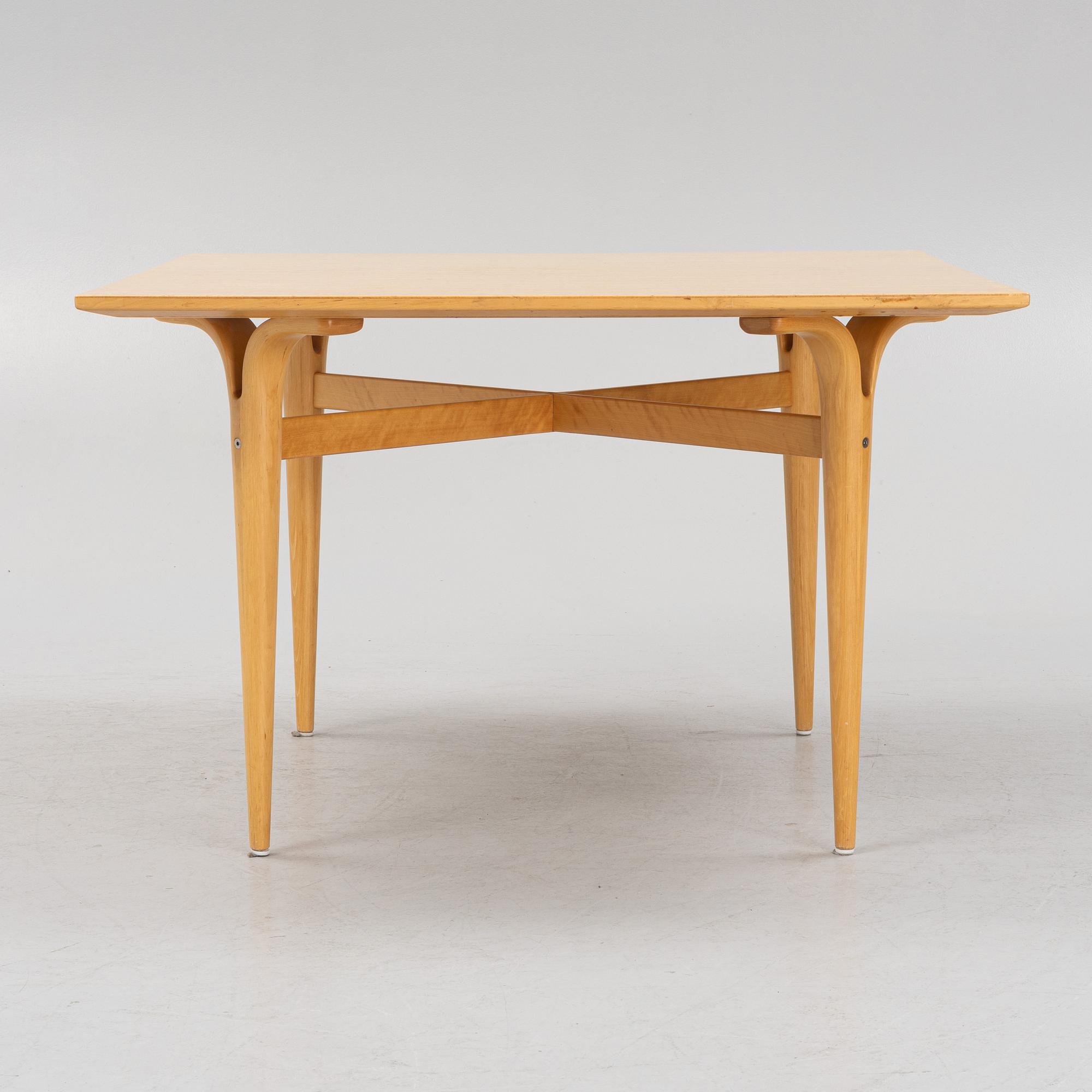 Bruno Mathsson, a table, Mathsson International, Värnamo.