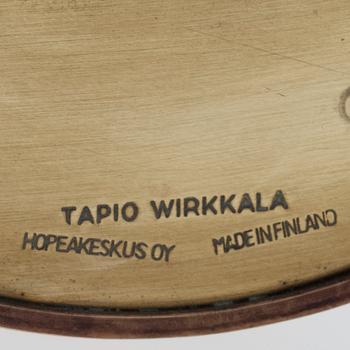 LJUSSTAKAR, ett par, "Trumpet", mässing, stämplad Tapio Wirkkala, Hopeakeskus Oy Made in Finland.