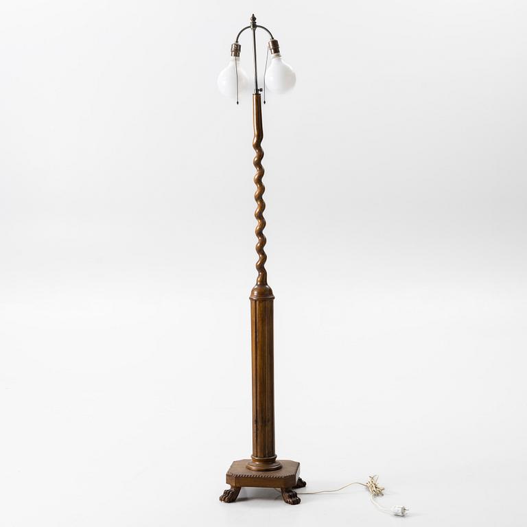 Floor lamp, 1930s-40s.
