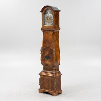 A German late Baroque longcase clock, first part of the 18th century.