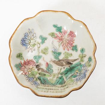 Servisdelar, 6 st, porslin, Kina, 1900-talets början.