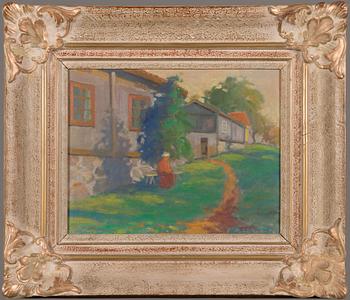 Nikolai Lehto, oil on canvas, signed and dated -46.