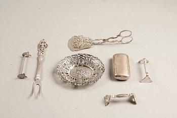 PARTI SILVER och NYSILVER, 22+8 delar, 1900-tal.