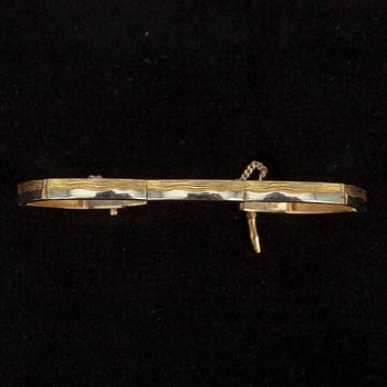 ARMBAND, guld 18K, Björn Weckström, Lapponia. Tot. vikt ca 15,6 gr.