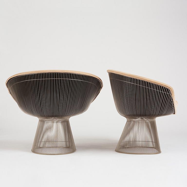 Warren Platner, a pair of 'Platner Side Chairs', Knoll, USA 1960-1970s.