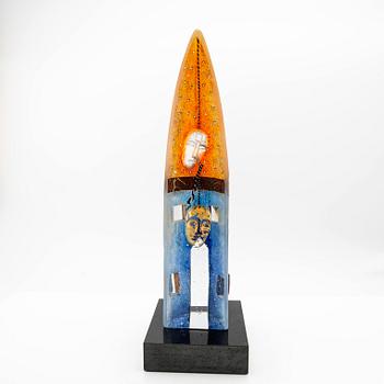 Bertil Vallien, sculpture, glass, Limited Edition, Kosta Boda.