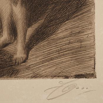 Anders Zorn, "Bärsärk".