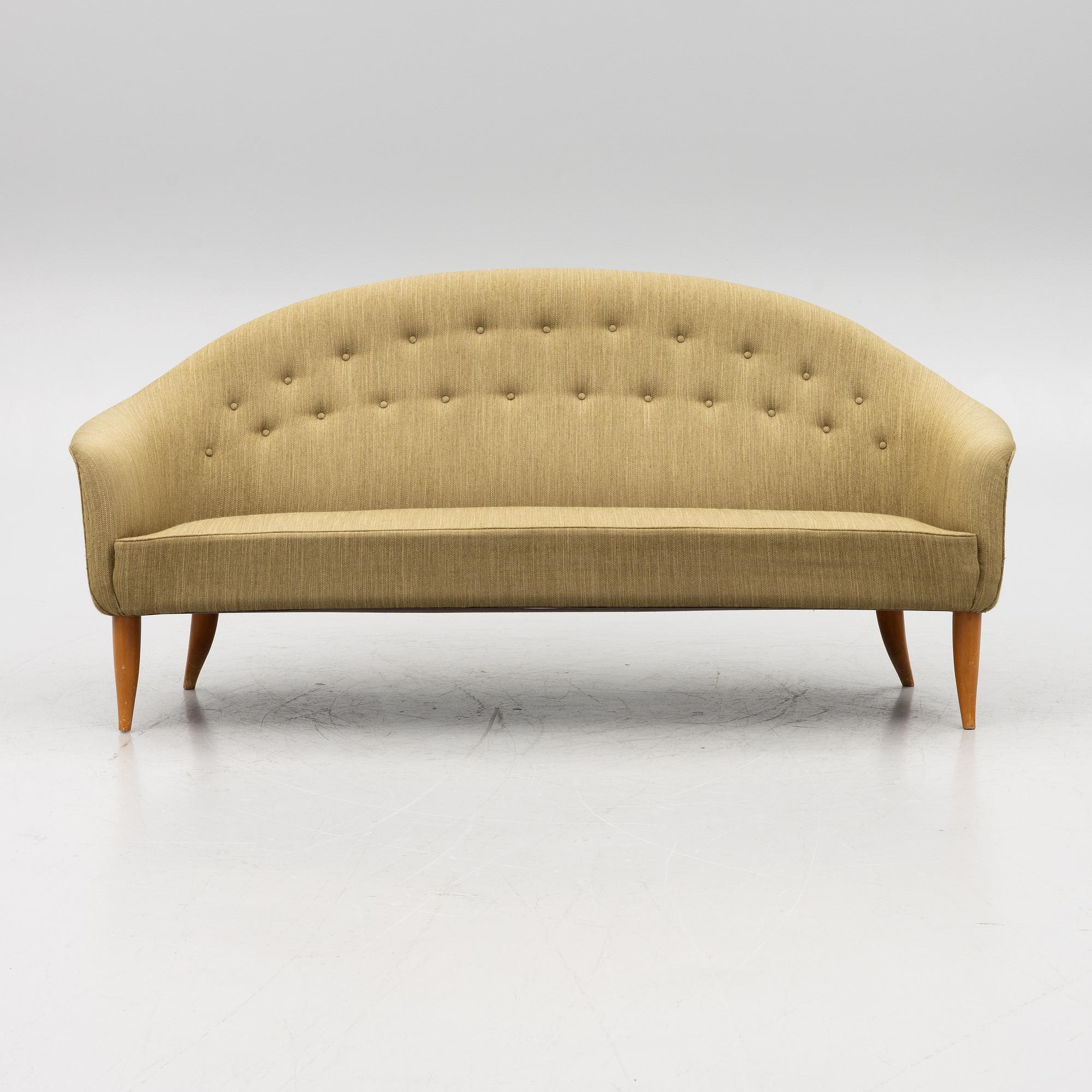 Kerstin Hörlin-Holmquist, soffa, "Paradiset", Nordiska Kompaniet, 1950/60-tal.