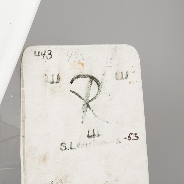 SYLVIA LEUCHOVIUS, three stoneware wall reliefs, Rörstrand, Sweden, one dated 1953.