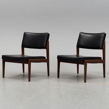 A pair of 1960's Thonet-marked easy chairs.