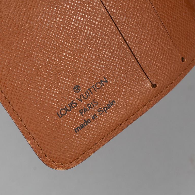 LOUIS VUITTON, plånböcker, 2 st.