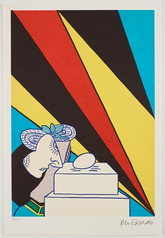 Marie-Louise Ekman, Portfolio with 20 lithographs "Monument 1981-2021".